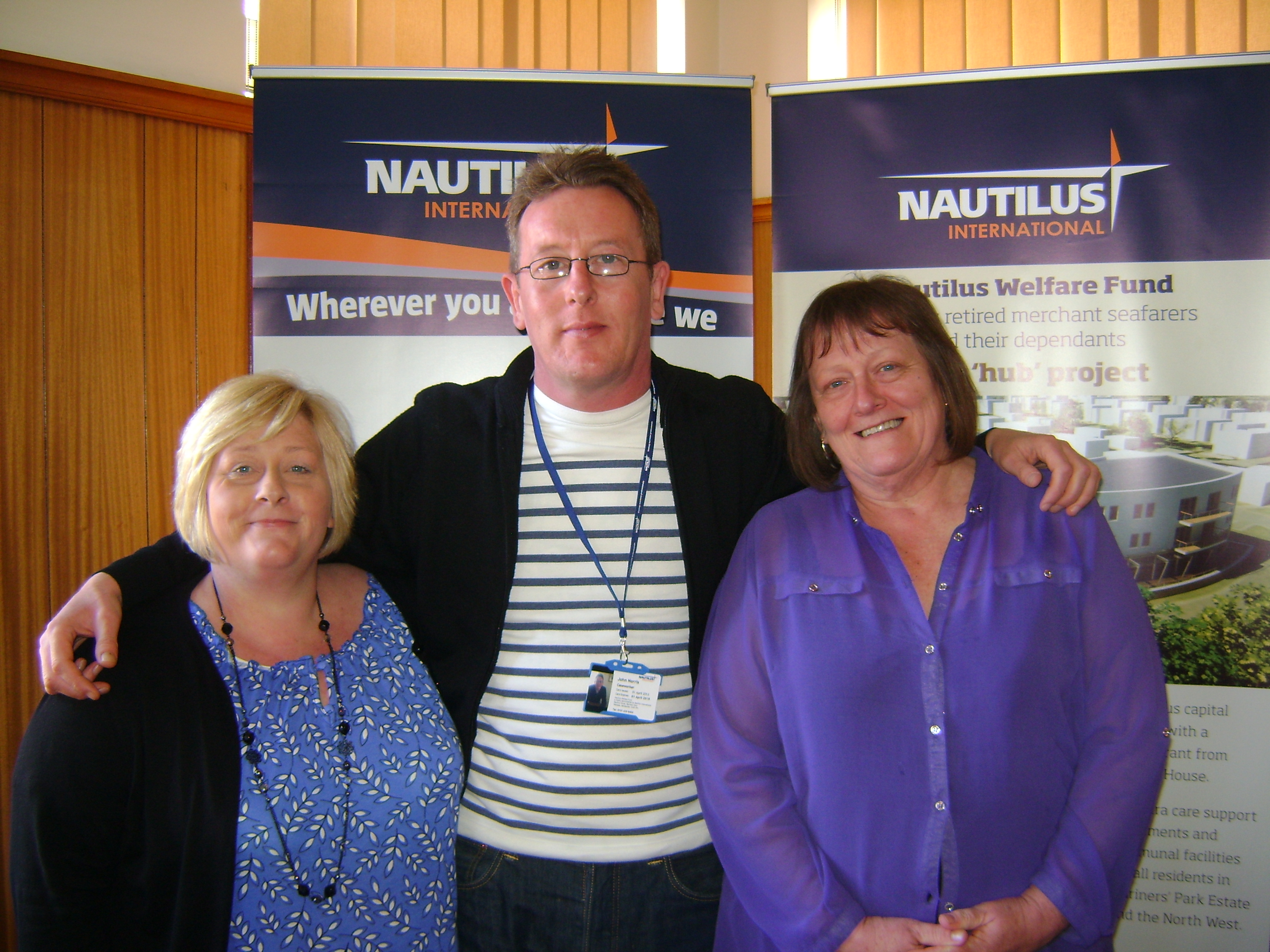 Image: Nautilus Welfare Fund caseworkers Image: Nautilus Welfare Fund caseworkers